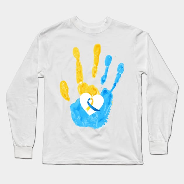 Down Syndrome Awareness Long Sleeve T-Shirt by chrizy1688